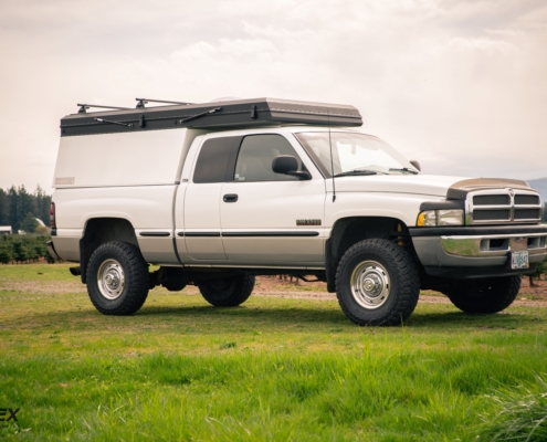 A 1998 Short bed dodge ram 12 valve truck