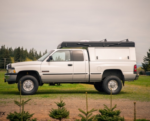 A super rare 12 valve short bed quad cab cummins 5 speed